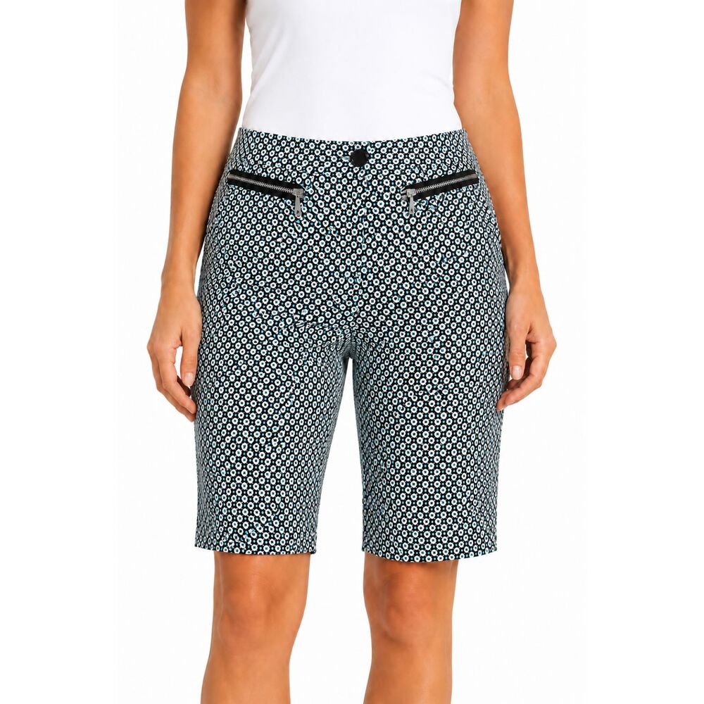 EP Pro Y2K Golf Bermuda Shorts Size 4 Retro Geometric